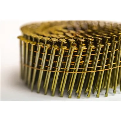 میخ کویل ساقه پیچ با روکش زرد