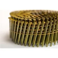 میخ کویل ساقه پیچ با روکش زرد